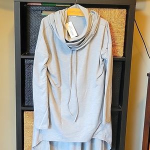Meaneor long cowl neck sweatshirt